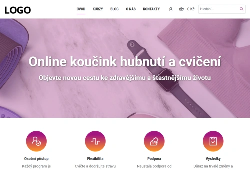Šablóna inPage - Online koučing