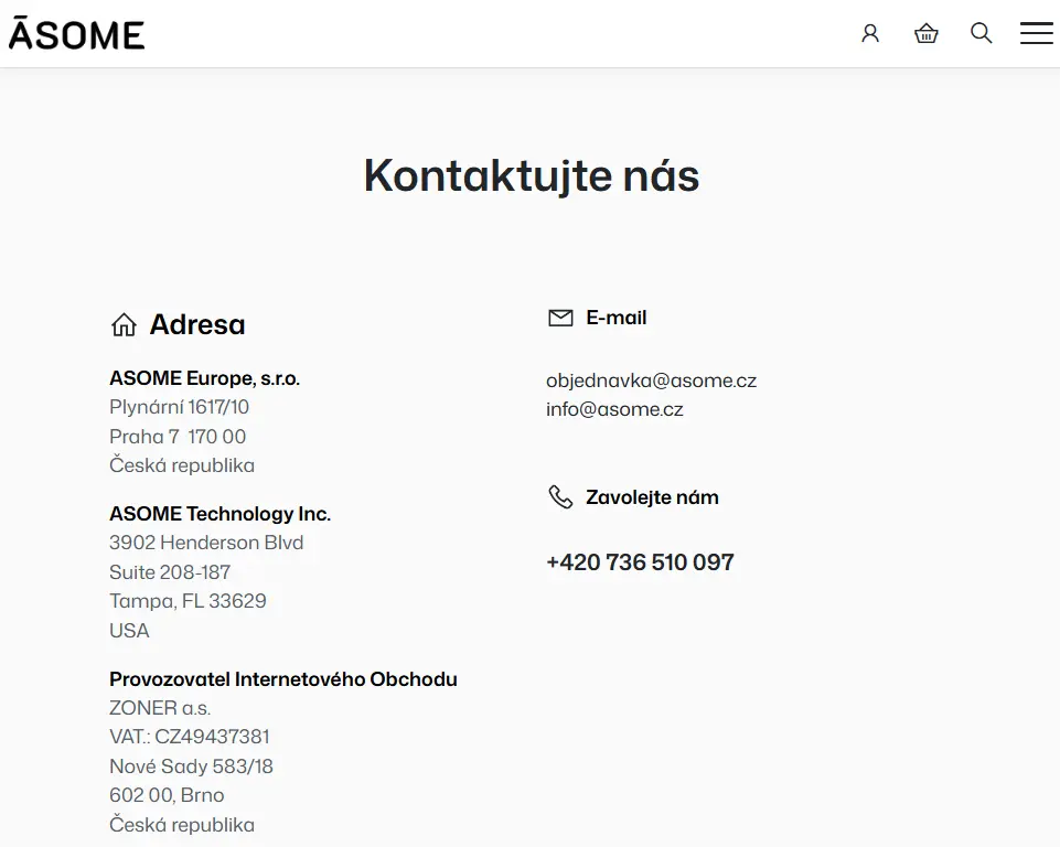 Aké údaje uvádzať na webe e-shopu
