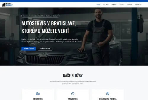 Šablóna inPage - Autoservis