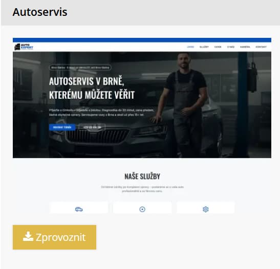 Pôvodný spôsob zmeny Profesionálnej šablóny