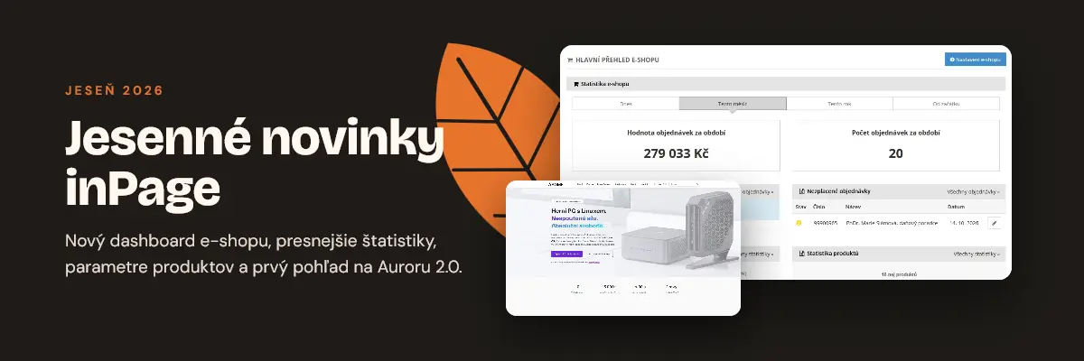 Jesenné novinky inPage 2026 Jesenné novinky inPage 2026